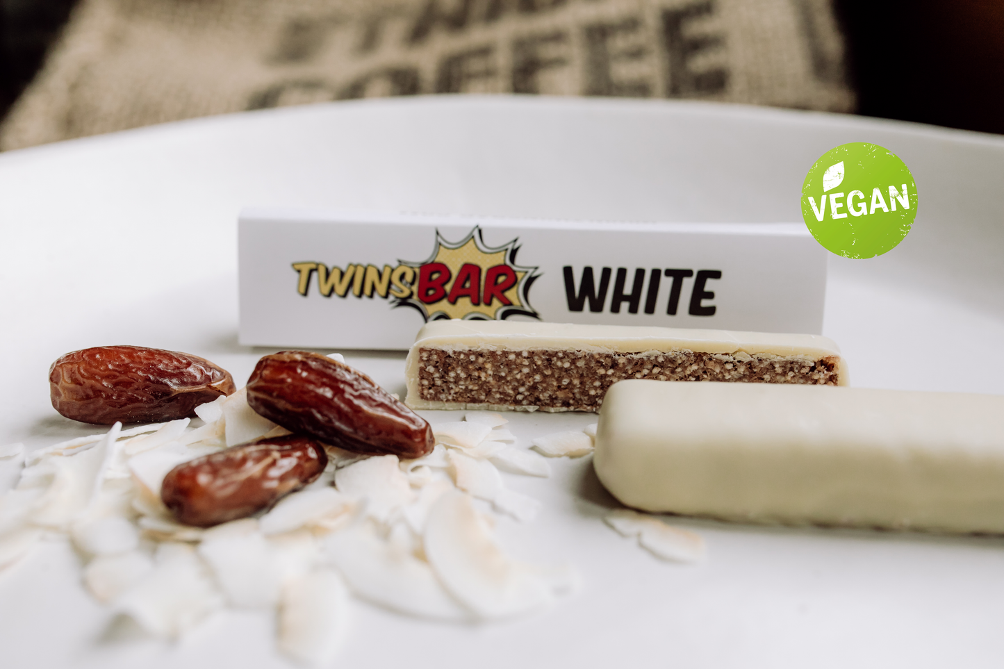 TWINSBAR White - Veganer Schokoriegel
